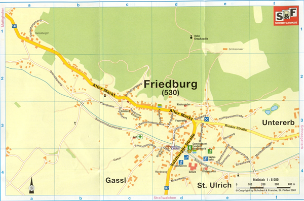 Ortsplan Friedburg